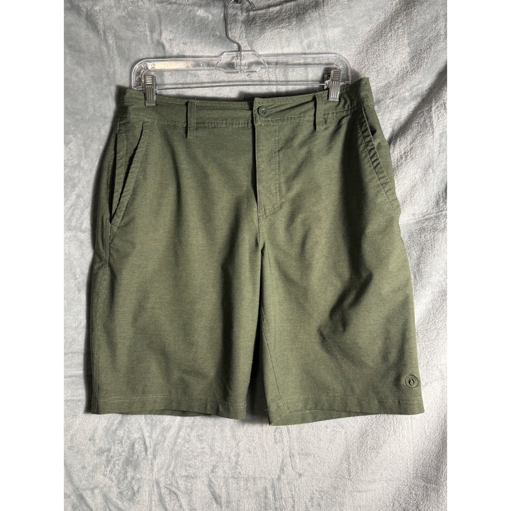 Hang Ten Mens Hybrid Shorts Olive Green Micro
Check Board Shorts Size 32